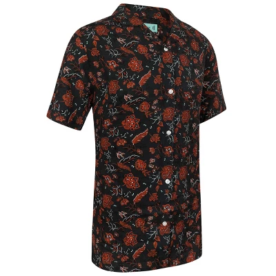 Mio Marino Mens Casual Button-Down Hawaiian Short Sleeve Shirt - Image 10