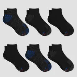 Hanes Premium Men's Performance Ankle Socks 6pk - 6-12