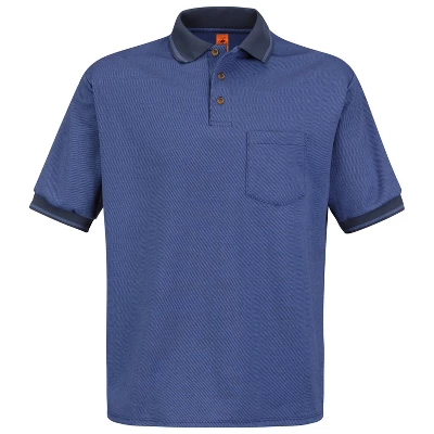 Red Kap® Men's Short Sleeve Performance Knit® Twill Polo - Image 3