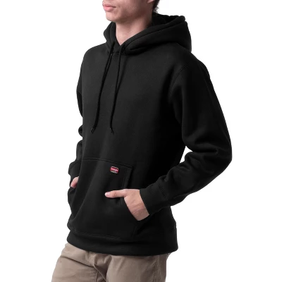 Wrangler Workwear Men's Long Sleeve Fleece Pullover With Lined Drawstring Hood - Image 2