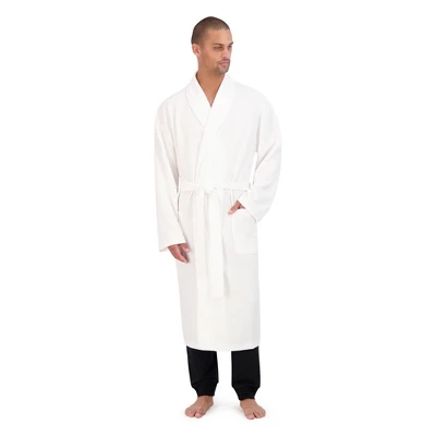Hanes Premium Men's Solid Waffle Robe - One Size Fits Most - Image 6