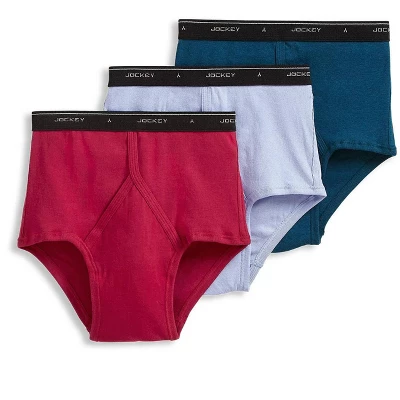 Jockey Mens Classic Brief 3 Pack Underwear Briefs 100% Cotton - Image 8
