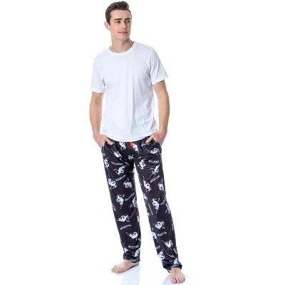 Halloween Michael Myers Men's Horror Film Allover Pattern Pajama Pants
