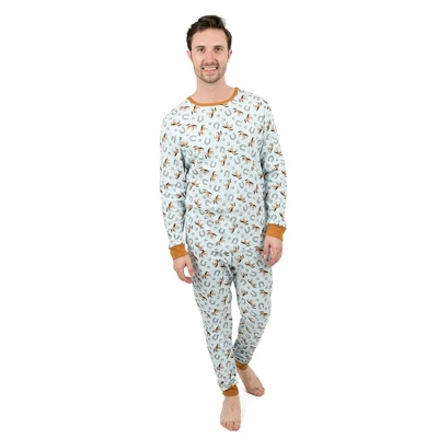 Leveret Mens Two Piece Cotton Pajamas - Image 10