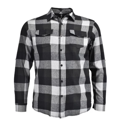 Burnside Men's Modern Fit Buffalo Plaid Flannel Shirt - Image 7