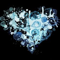 Men's Design By Humans Sea. Heart Of The Shells. By Katyau Tank Top