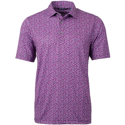 Cutter & Buck Pike Magnolia Print Stretch Men's Polo Shirt - Image 4