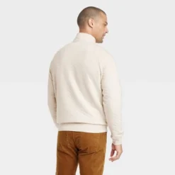 Men's Quilted Snap Pullover Sweatshirt - Goodfellow & Co™