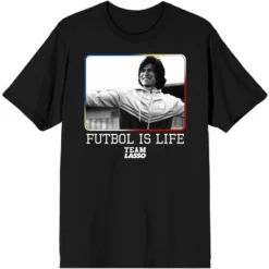 Bioworld Ted Lasso Danny Rojas Futbol Is Life Men's Black T-Shirt