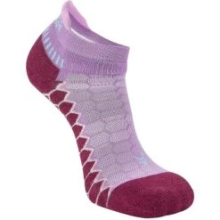 Balega Silver No Show Performance Running Socks - Bright Lilac/Wildberry