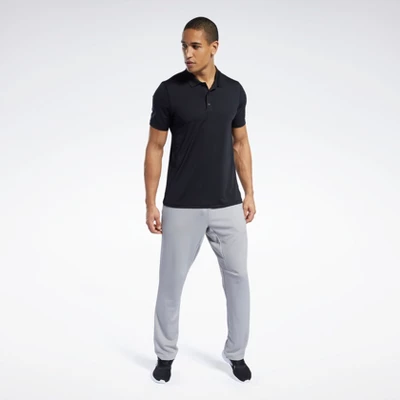 Reebok Workout Ready Polo Shirt Mens Athletic T-Shirts