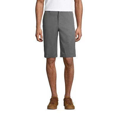 School Uniform Young Men's Plain Front Blend Chino Shorts - Image 2