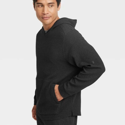 Men's Textured Fleece Hoodie - All In Motion™ - Image 2