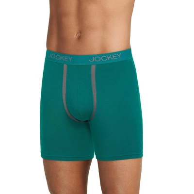 Jockey Men's Chafe Proof Pouch Ultra Soft Modal 6" Boxer Brief - Image 5