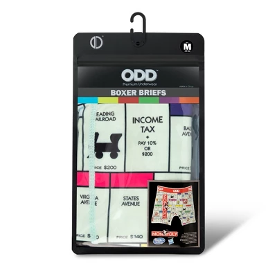 Odd Sox Men's Boxer Brief, Monopoly Board Game, Fun Novelty Underwear - Image 2