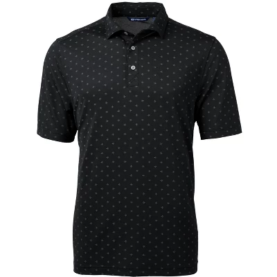 Cutter & Buck Virtue Eco Pique Tile Print Recycled Mens Polo Shirt - Image 2