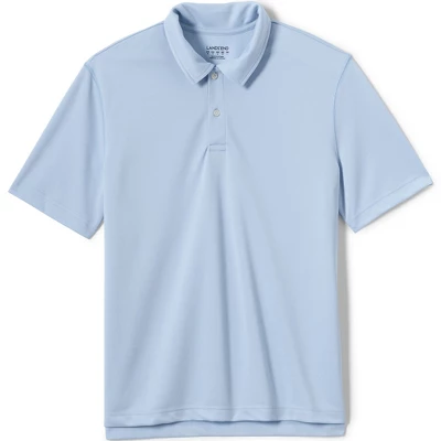 Lands' End Men's Short Sleeve Poly Pique Polo Shirt - Image 3