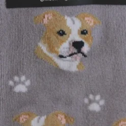 Novelty Socks 15.25" Pit Bull Sock Daddy Socks Premium Quality E & S Pet - Socks