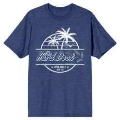 Top Gun Maverick Hard Deck Bar Logo Men's Navy Heather T-Shirt