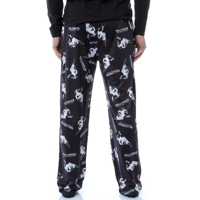 Halloween Michael Myers Men's Horror Film Allover Pattern Pajama Pants - Image 3