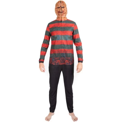 Nightmare On Elm Street Unisex Adult Freddy Krueger Union Suit Pajama Unisex
