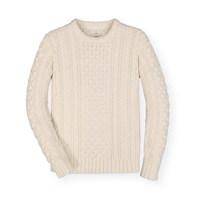 Hope & Henry Mens' Organic Cotton Fisherman Sweater - Image 3