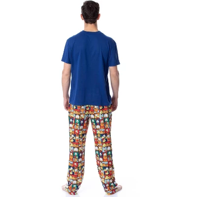 Nickelodeon Mens' Garfield Odie Comic Strip Chill Out Sleep Pajama Set Multicolored - Image 4