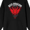 Dungeons & Dragons Red Dragon Men's Black Graphic Hoodie
