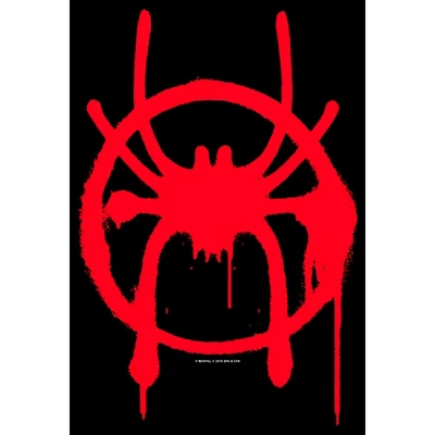 Men's Marvel Spider-Man: Into The Spider-Verse Symbol Pull Over Hoodie