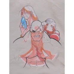 Street Fighter Characters Sagat, Balrog, Vega Men's Sand Graphic Hoodie