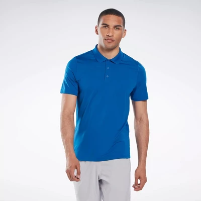 Reebok Workout Ready Polo Shirt Mens Athletic T-Shirts - Image 8