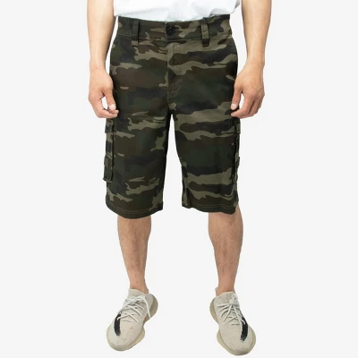 X RAY Mens Stretch Comfort Tactical Cargo Shorts 12.5" Inseam Knee Length Classic Fit Multi Pocket - Image 9