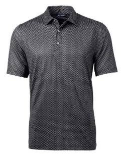 Cutter & Buck Pike Banner Print Stretch Men's Polo Shirt