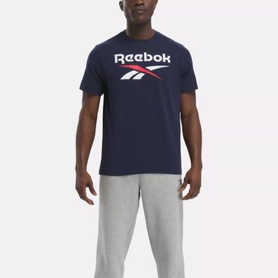 Reebok Identity Big Stacked Logo T-Shirt - Image 9