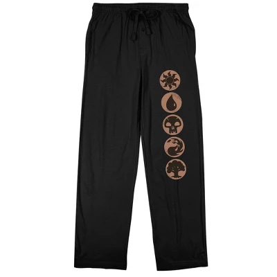 Magic The Gathering Logo And Icons Men's 2-Piece Short Sleeve Sleepwear Set - Image 2