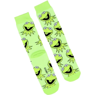 Disney The Muppets Kermit Gonzo Animal 3 Pair Men's Crew Socks Multicoloured - Image 3