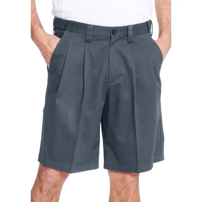 KingSize Men's Big & Tall Wrinkle-Free Expandable Waist Pleat Front Shorts - Image 4