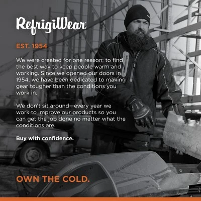 RefrigiWear Men's Extreme Hybrid Pullover Sweatshirt Reflective Insulated Hoodie - Image 5