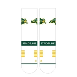 NCAA North Dakota State Bison Premium Knit Crew Socks - White