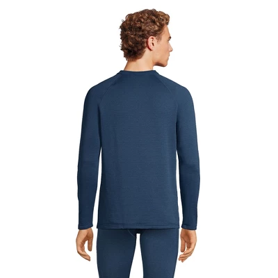 Lands' End Men's Crew Neck Expedition Thermaskin Long Underwear