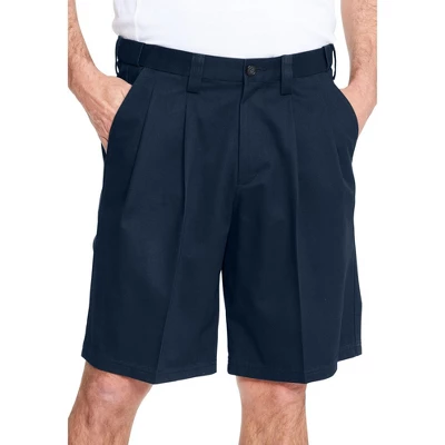 KingSize Men's Big & Tall Wrinkle-Free Expandable Waist Pleat Front Shorts - Image 6